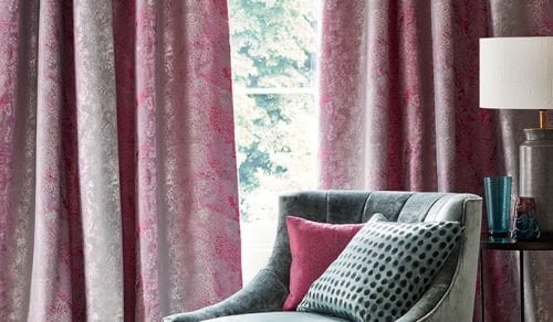 Curtains and a chair