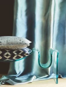 cushions and curtains